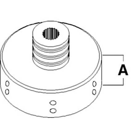 Aftermarket PTO Clutch Housing Fits FordNew Holland 5110 5610 6410 6610 671 E0NNN707AA